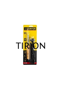 Паяльник MAXTerm с деревянной рукояткой, жало - конус, STAYER 55310-25, 25 Вт