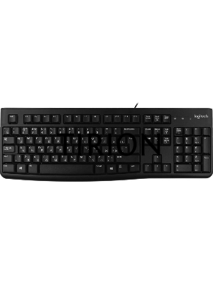 Клавиатура проводная Logitech K120 for business, USB Черный