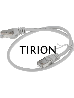 Патч-корд Premier PP22-0.5M 1000Гбит/с FTP 4 пары cat.5E CCA molded 0.5м серый RJ-45 (m)-RJ-45 (m)