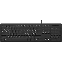 Клавиатура Oklick K733 проводная, USB, черный