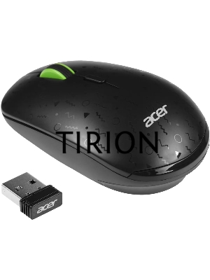 Мышь беспроводная Acer OMR307 черный, 1600 dpi, радиоканал, USB, кнопки - 4