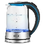 Чайник электрический Vitek VT-7028 1.7л. 2200Вт прозрачный корпус: стекло