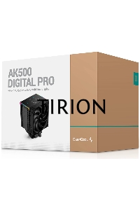 Кулер для процессора DEEPCOOL AK500 DIGITAL PRO черный, 120 мм, алюминий/медь, 1750 об/мин, 25 дБ, 4 pin, 162 мм
