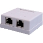 Розетка Suprlan 10-0353-1, наклад. RJ45 2 кат.6 FTP
