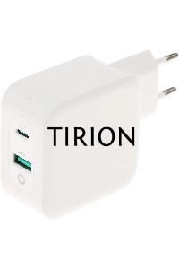 Блок питания TopON TOP-GaN-65W автоматический 65W 5V-20V 3.25A 2xUSB от бытовой электросети LED индикатор