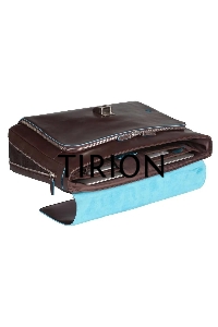 Портфель Piquadro Blue Square CA3111B2/MO, коричневый, натур.кожа/нейлон
