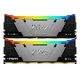 Оперативная память Kingston Fury Renegade, DDR4, 16GB (2x8GB), 3600MHz, CL16, с радиаторами, RGB, серый/черный