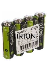 Элементы питания солевые R 6 (AA) ФАZА Heavy Duty, 4шт.