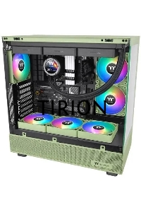 Комплект вентиляторов для корпуса Thermaltake CT120 ARGB (2 шт.) зеленый, 120 мм, 2000 об/мин, 25.8 дБ, 4 pin