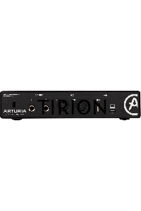 Аудиоинтерфейс USB Arturia MiniFuse 2 Black [800102] 24бит/192кГц, два комбинированных входа XLR-1/4 (микрофонный / линейный / инструментальный уровень) с фантомным питанием +48 В, выходы на монитор (L/R Jack), выход для наушников, MIDI In/Out