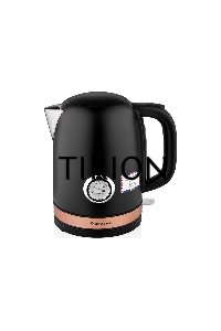Чайник электрический BRAYER BR1005BK 2200Вт.1,7 л, STRIX, сталь окраш, термометр, черн.