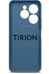 Чехол (клип-кейс) BoraSCO для Infinix Hot 40i/Smart 8/8 Plus/8 Pro Silicone Case  синий