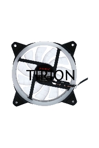 Вентилятор Gembird D12025S12L-W черный 120мм 20,5db 3-pin