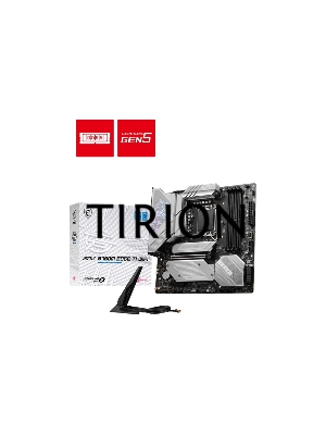 Материнская плата MSI MPG B760M EDGE TI WIFI, LGA 1700, Intel B760, 4xDDR5, 3xM.2, 6xSATA, 3xUSB 3.2 Gen 2, 4xUSB 2.0, 1xUSB Type-C, 1xHDMI, 1xDP, 1xLAN 2.5 Гбит/с, 7.1, Micro-ATX