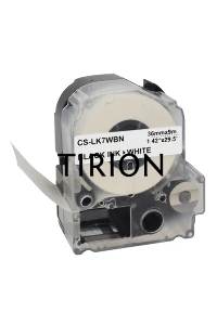 Картридж ленточный Cactus CS-LK7WBN черный шрифт, белый фон (36 мм, 9 м) для Epson LW1000P/Z700/Z900