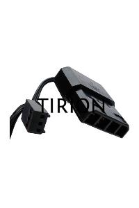 Вентилятор Gembird D12025S12L-W черный 120мм 20,5db 3-pin