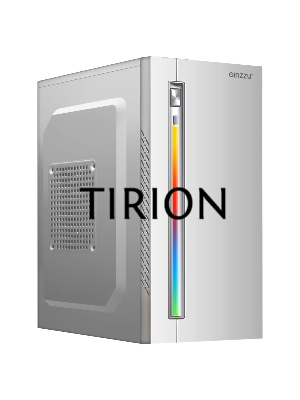 Компьютерный корпус MiniTower Ginzzu D380, RGB, mATX, 2xUSB2.0, белый,без БП, без вентиляторов