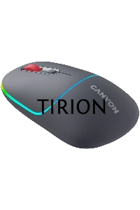 Мышь беспроводная Canyon MW-22 темно-серый, 1600 dpi, радиоканал, Bluetooth, USB, кнопки - 4