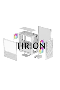 Компьютерный корпус Deepcool CH360 WH без БП, боковое окно (закаленное стекло), 2x140мм ARGB LED вентилятор спереди и 1x120мм ARGB LED вентилятор сзади, белый, mATX