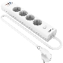 Сетевой фильтр Philips CHP4346WA/51, 2м, 4 розетки, белый