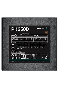 Блок питания Deepcool / GamerStorm  PK650D, 650Вт, 80 PLUS Bronze, 120мм, черный