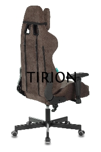 Кресло игровое Бюрократ VIKING KNIGHT LT10 FABRIC коричневый крестовина металл/пластик