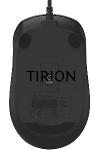 Мышь проводная A4Tech Fstyler FM26 серый/черный, 1600 dpi, USB, кнопки - 4