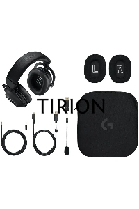 Наушники с микрофоном Logitech G Pro X 2 Lightspeed черный мониторные BT/Radio/3.5mm оголовье (981-001265)