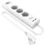 Сетевой фильтр Philips CHP4336WA/51, 2м, 3 розетки, белый