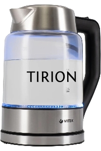Чайник электрический Vitek VT-7043 1.7л. 2200Вт разноцветный корпус: стекло