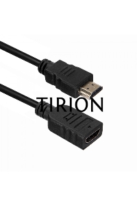 Кабель ACD-DHHF1-50B  HDMI 1.4, Golden Plated,19m/19f, HDMI extension, черный, 5м (74229)