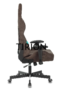 Кресло игровое Бюрократ VIKING KNIGHT LT10 FABRIC коричневый крестовина металл/пластик