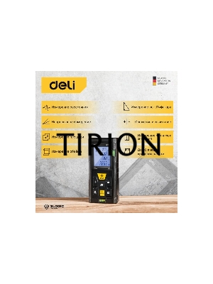 Лазерный дальномер Deli DL4170 (Диапазон измерения 0,05~80м, точность измерения: ±3мм)