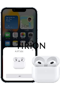 Гарнитура вкладыши Apple AirPods 3 A2565/A2564/A2897 Lightning белый беспроводные bluetooth в ушной раковине