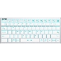 Клавиатура A4Tech Fstyler FX61 проводная, USB, белый/синий