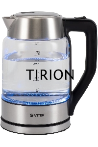 Чайник электрический Vitek VT-7043 1.7л. 2200Вт разноцветный корпус: стекло