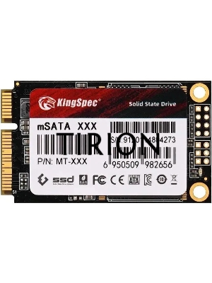 Накопитель SSD KingSpec MT-1TB, 1Tb, SATA III, mSATA, R/W 550/500