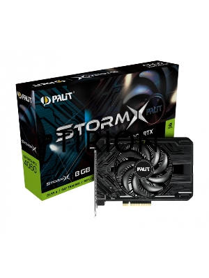 Видеокарта Palit PA-RTX4060 STORMX 8GB 8192Mb 128 GDDR6 1830/17000 HDMIx1 DPx3 HDCP Ret