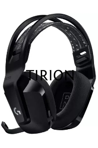 Наушники с микрофоном Logitech G733 Lightspeed черный мониторные Radio оголовье (981-000867)