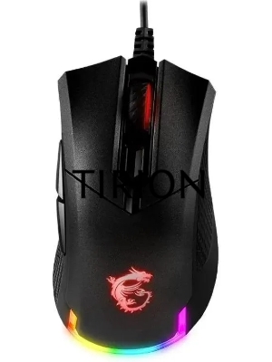 Мышь проводная MSI Clutch GM50 черный, 7200 dpi, USB, кнопки - 6