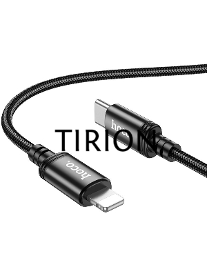 Кабель Hoco X89 Wind iP USB Type-C (m)-Lightning (m) 1м черный коробка