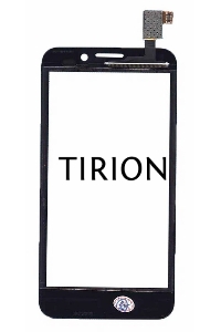 Сенсорное стекло (тачскрин) для Alcatel One Touch Snap 7025D, черное