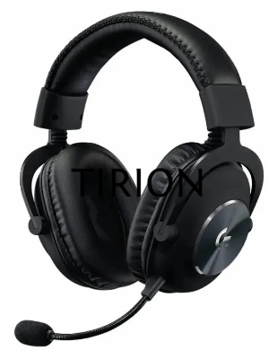 Наушники с микрофоном Logitech G Pro X черный 2м мониторные оголовье (981-000819)