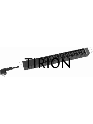 Блок распределения питания RakTek RTSA160801 гор.размещ. 8xC13/C19 Schuko 2м