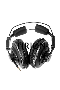 Наушники AXELVOX HD242 динамические полуоткрытого типа Studio/Hi-Fi  10-30000Гц  черный
