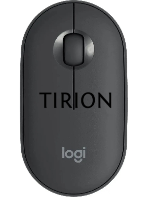 Мышь беспроводная Logitech Pebble M350 графитовый, 1000 dpi, радиоканал, Bluetooth, USB, кнопки - 3