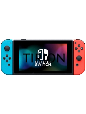 Игровая приставка Nintendo Switch OLED сине-красный