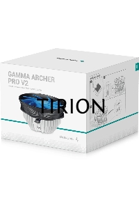 Кулер для процессора DEEPCOOL GAMMA ARCHER PRO V2 черный/синий, 120 мм, алюминий/медь, 1600 об/мин, 21 дБ, 4 pin, 110 Вт, 65.5 мм