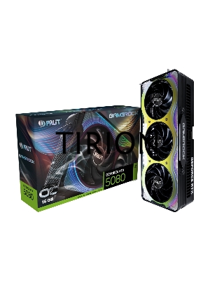 Видеокарта Palit RTX5080 GAMEROCK OC 16GB GDDR7 256bit 3xDP HDMI 3FAN RTL