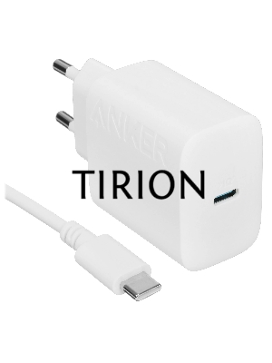 Сетевое зарядное устройсто Anker 20W with USB-C Cable White